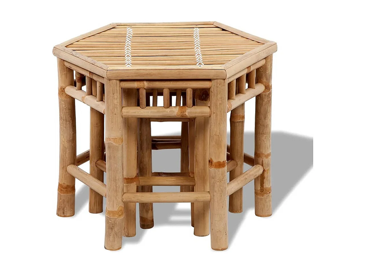 Bancos de jardim 3 pcs bambu PT203971