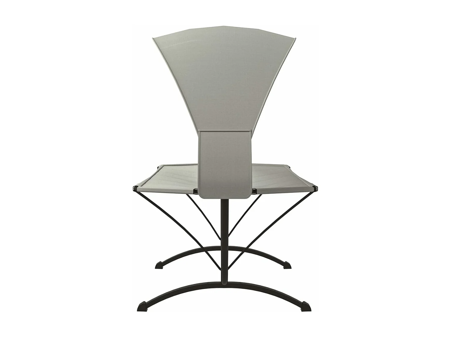 Canapé de jardin et auvent Crème Acier et tissu Oxford REO16530