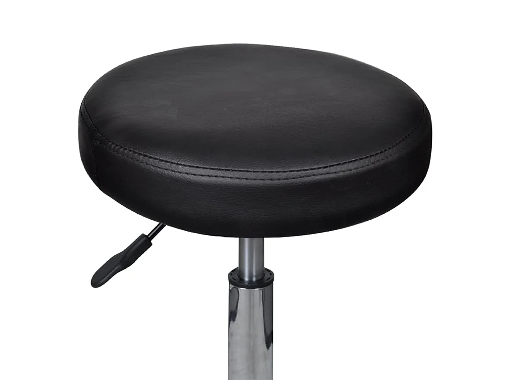 Tabouret de bureau Noir REO46516