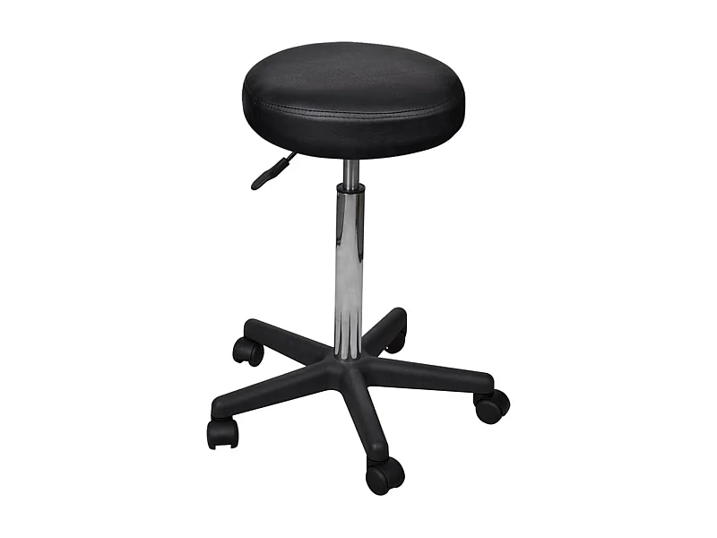 Tabouret de bureau Noir REO46516
