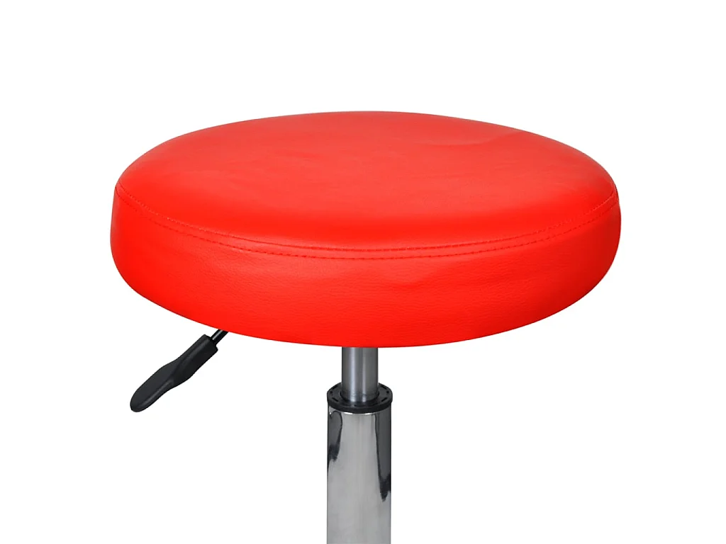 Taburete de oficina rojo ES850299