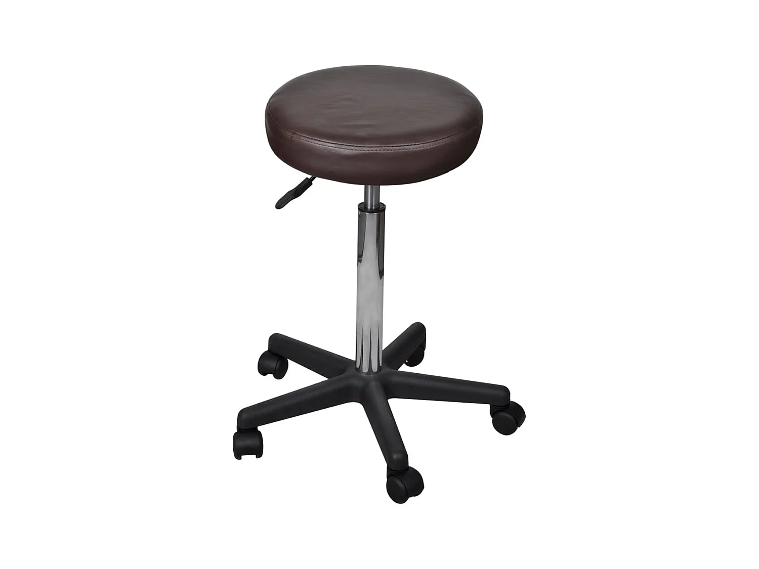 Tabouret de bureau marron REO63303