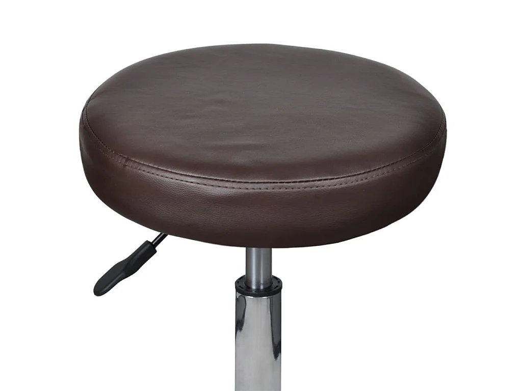 Tabouret de bureau marron REO63303