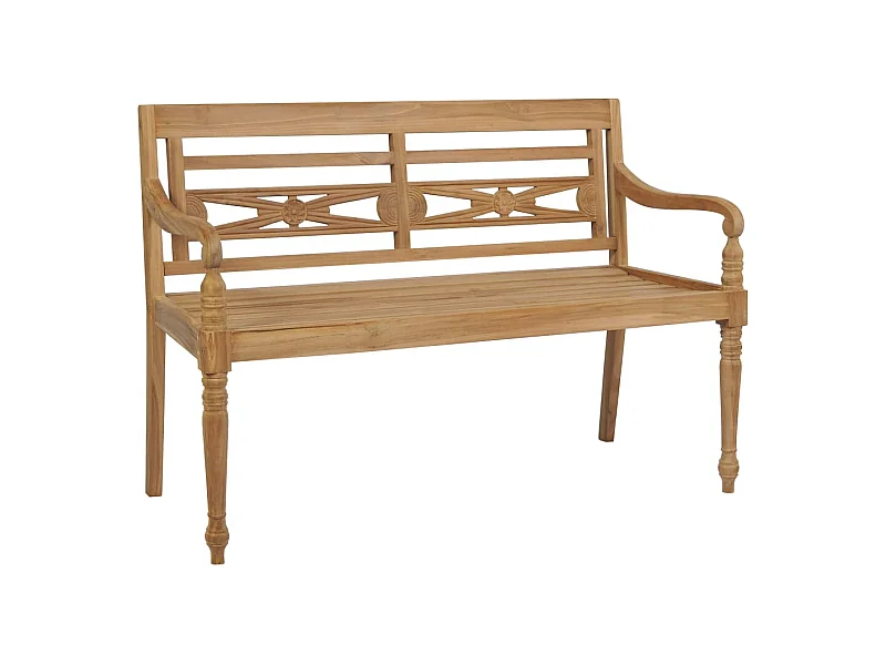 Banco Batávia 120 cm teca PT697127