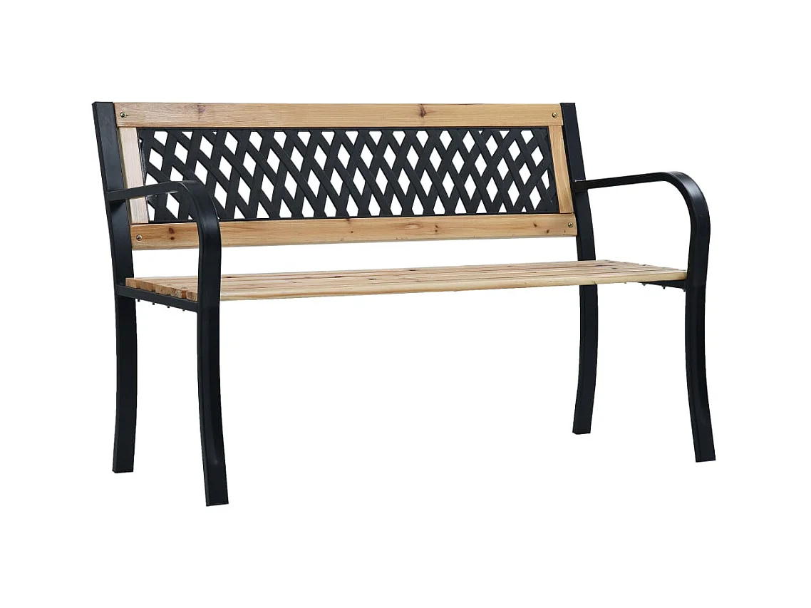 Banc de jardin 120 cm Bois REO89429