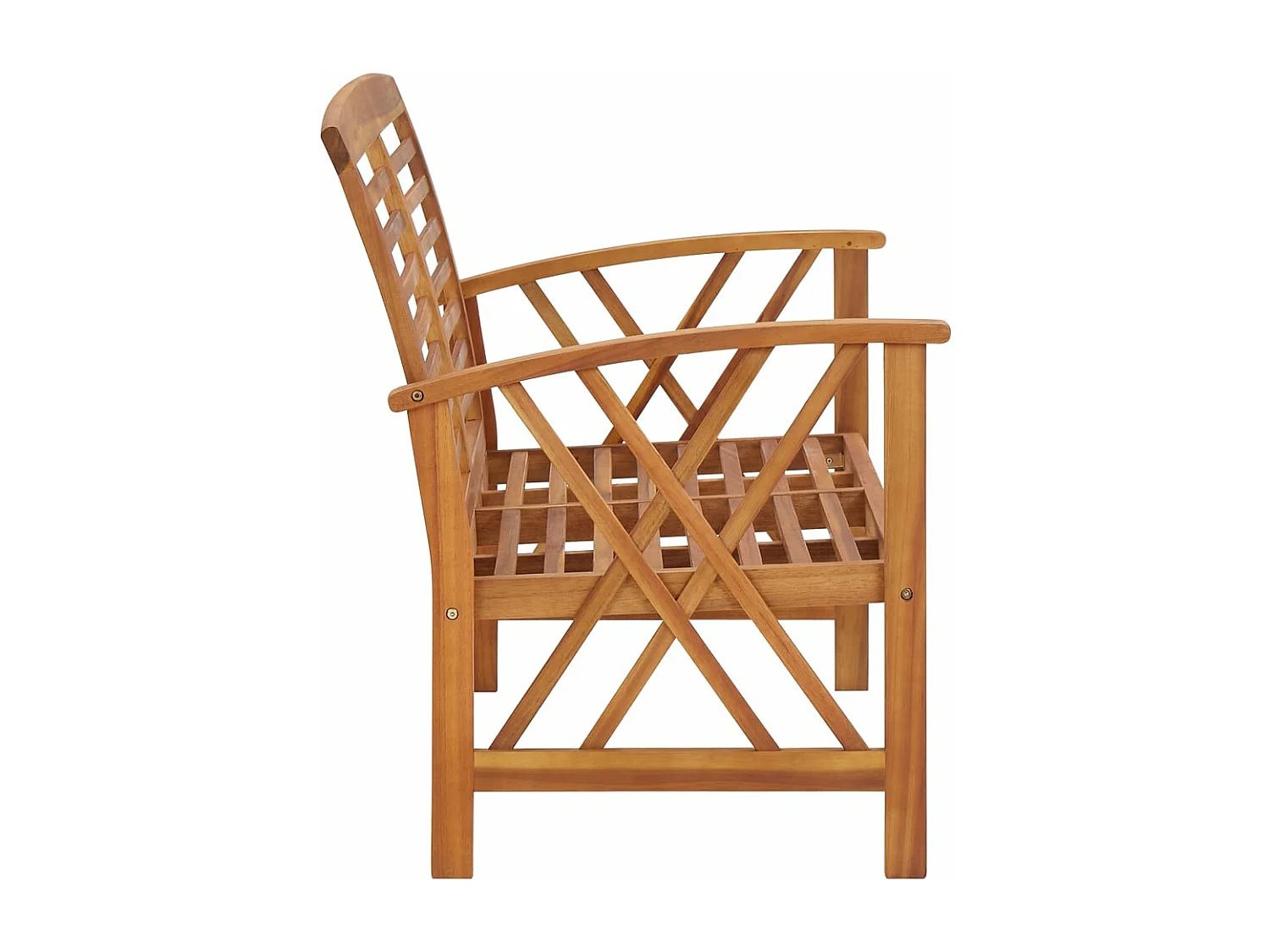 Banc de jardin 119 cm Bois d'acacia solide REO31127