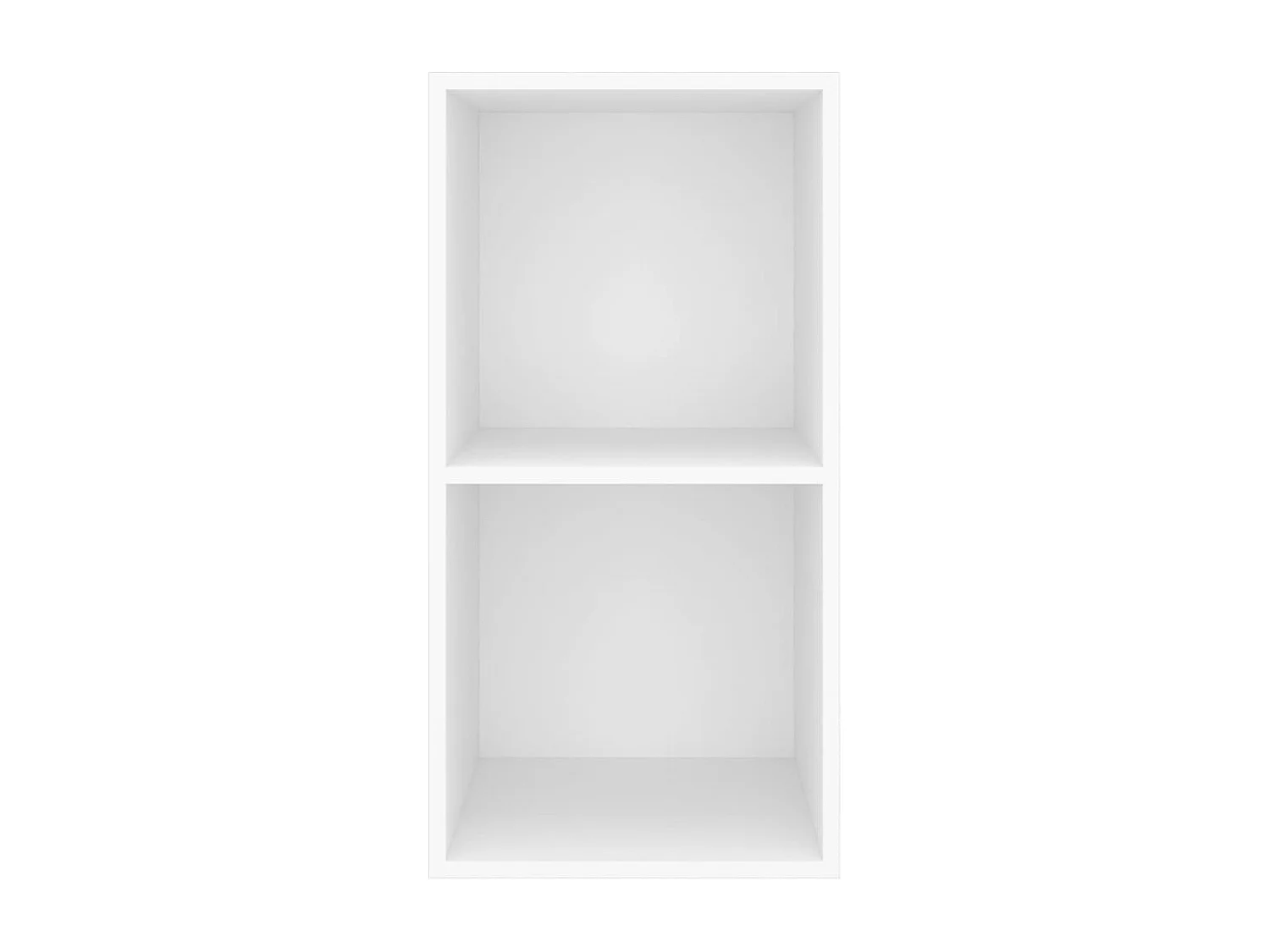 Meuble TV mural Blanc 37x37x72 cm Aggloméré WET3081