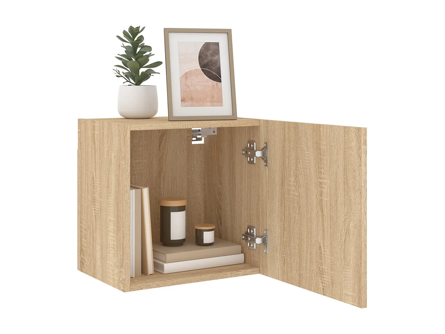 Meubles TV muraux 2 pcs chêne sonoma 40,5x30x40 cm WET3582