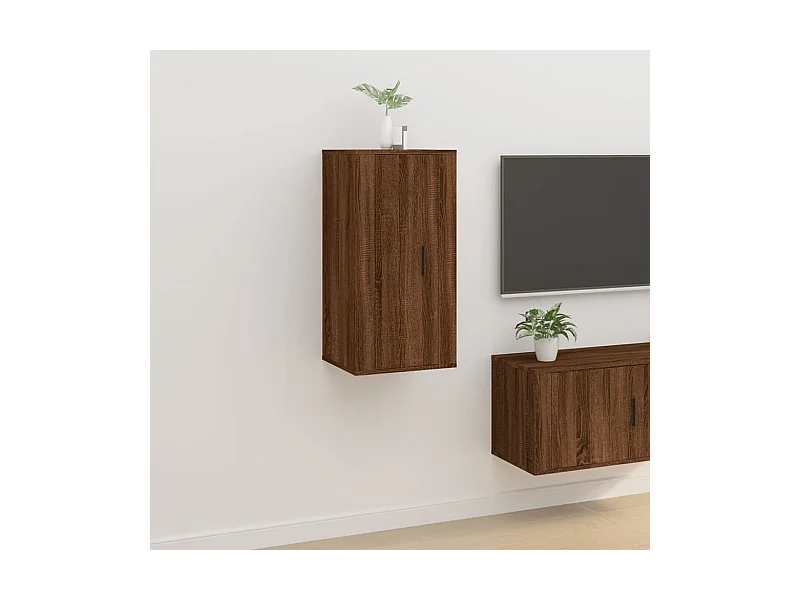 Móvel de TV de parede 40x34,5x80 cm carvalho castanho PT237363