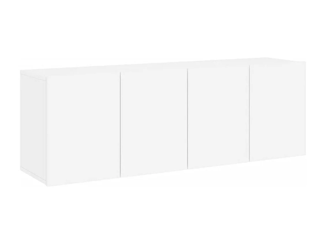 Muebles para TV de pared 2 unidades blanco 60x30x41 cm ES38747