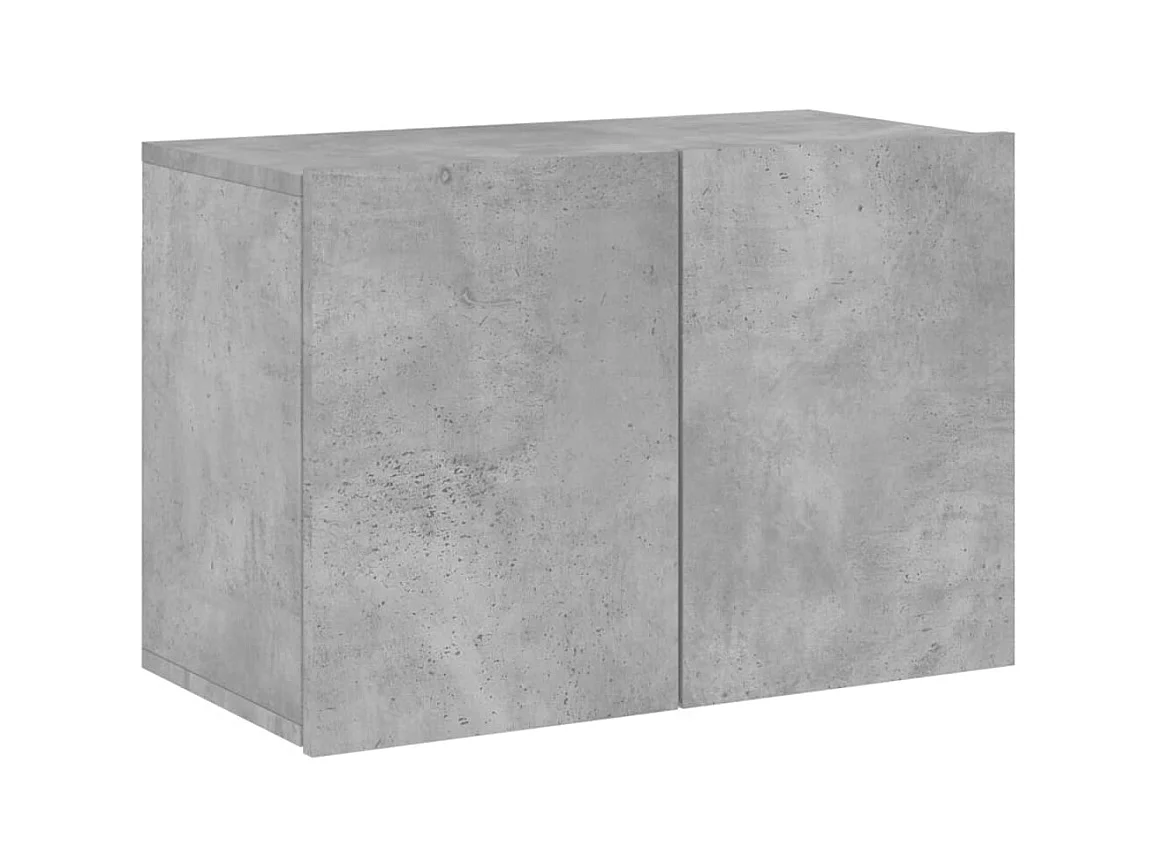 Tv-meubel wandgemonteerd 60x30x41 cm betongrijs NL785678