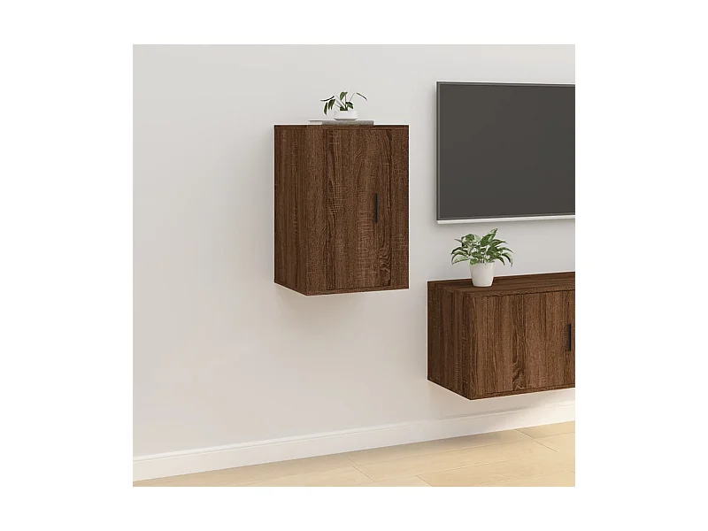 Móvel de TV de parede 40x34,5x60 cm carvalho castanho PT345705