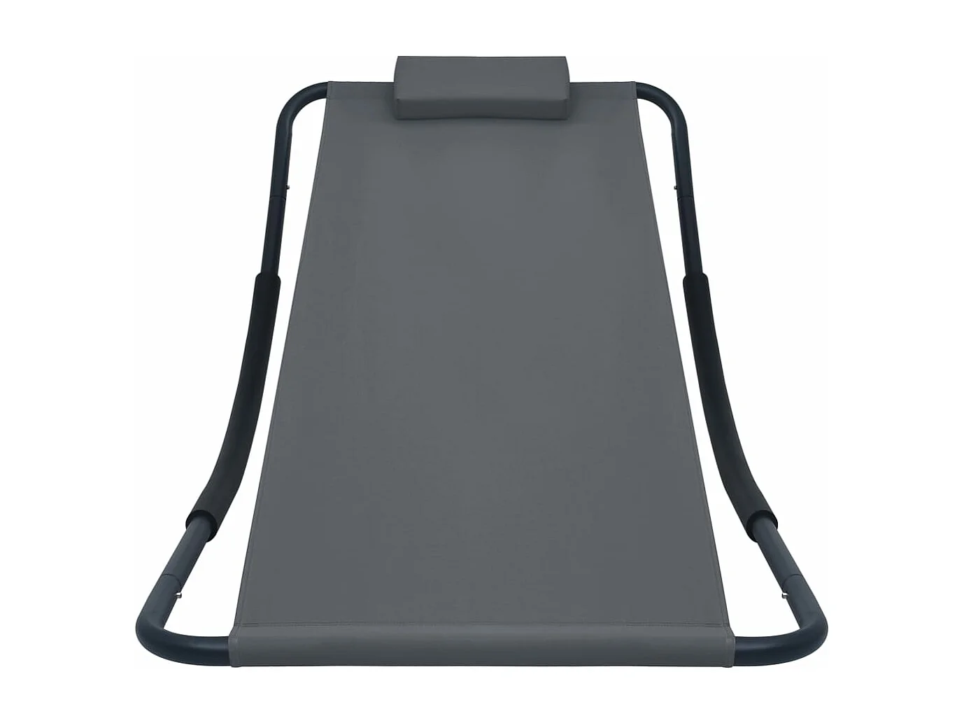 Tuinbed 200x90 cm staal grijs NL721268