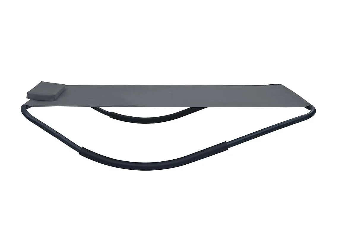 Tuinbed 200x90 cm staal grijs NL721268