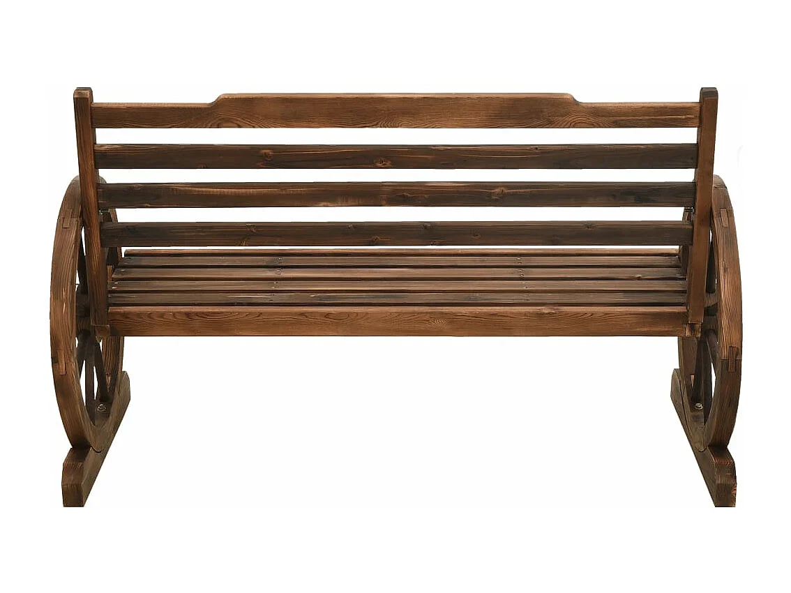 Banc de jardin 112 cm Bois de sapin massif REO62674