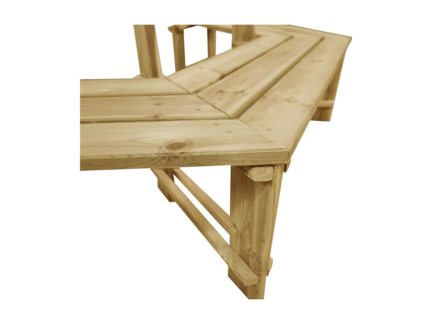 Banc de jardin 240 cm Bois de pin imprégné REO49318
