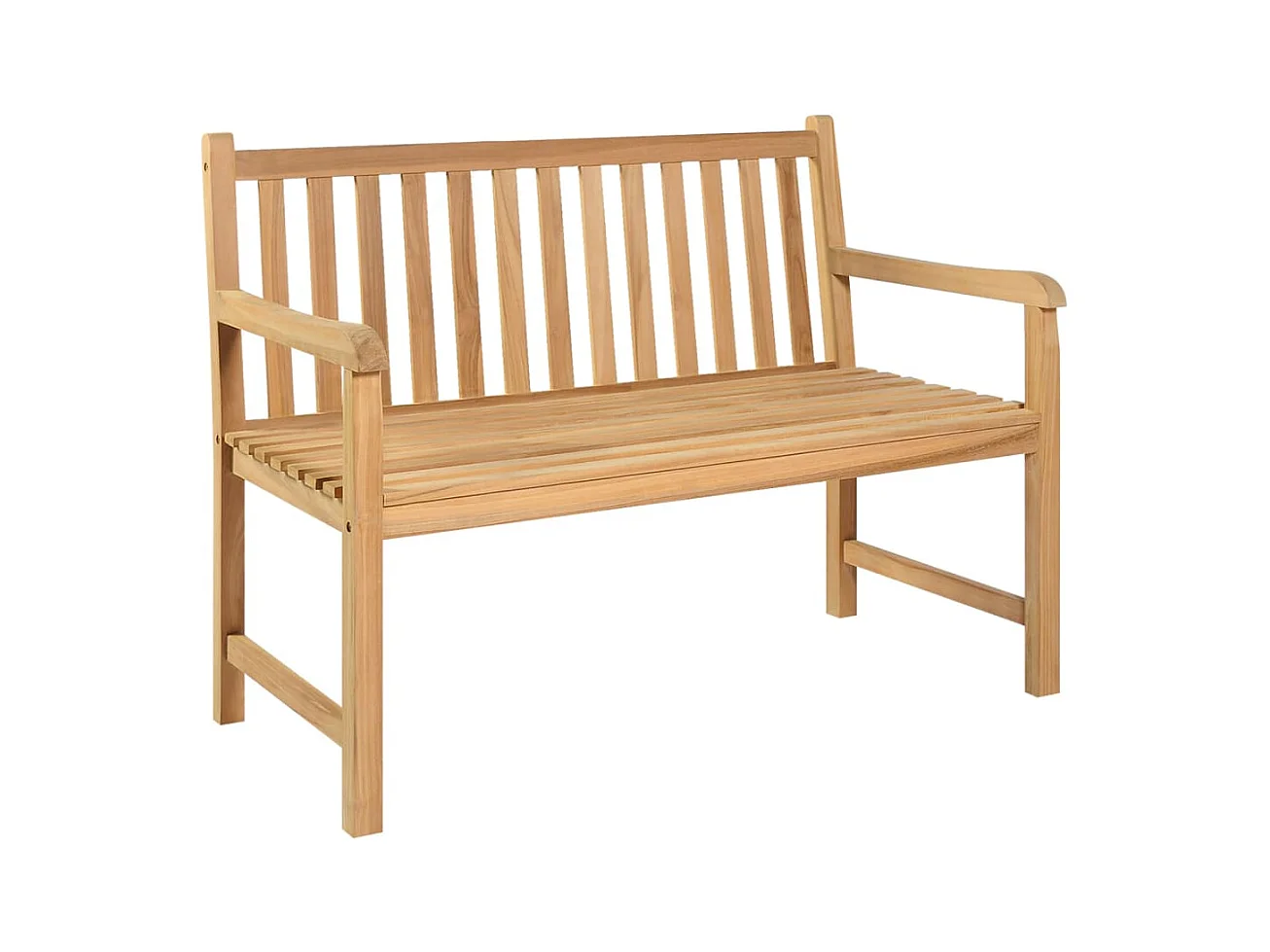 Banc de jardin 114 cm Bois de teck solide REO61415