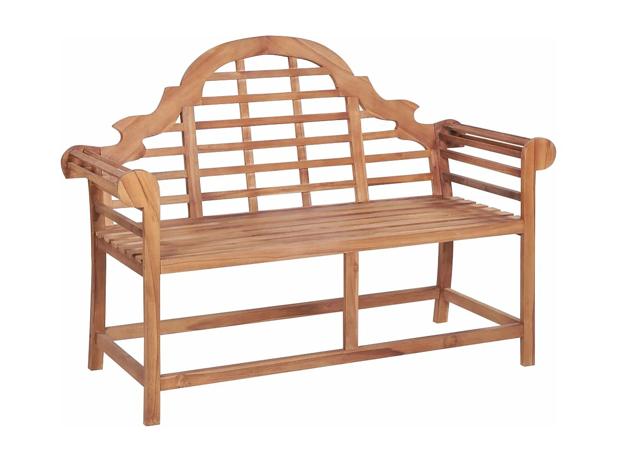 Banc de jardin 127x58,5x92,5 cm Bois massif de teck REO31685