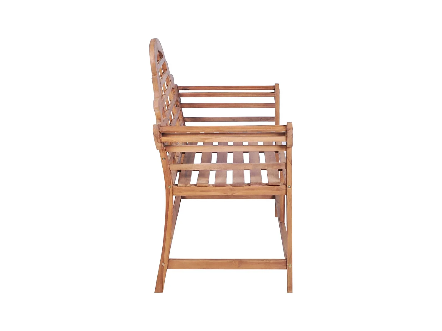 Banc de jardin 127x58,5x92,5 cm Bois massif de teck REO31685