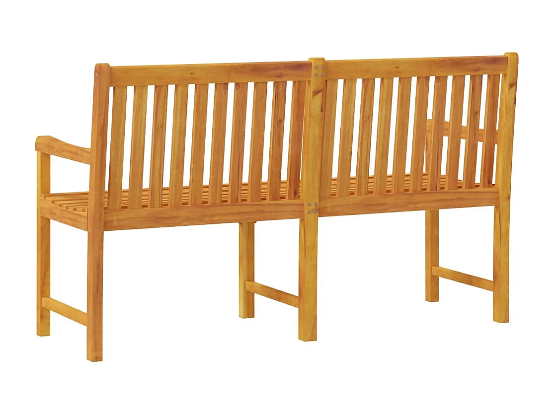 Banc de jardin 150 cm Bois solide d'acacia REO88717