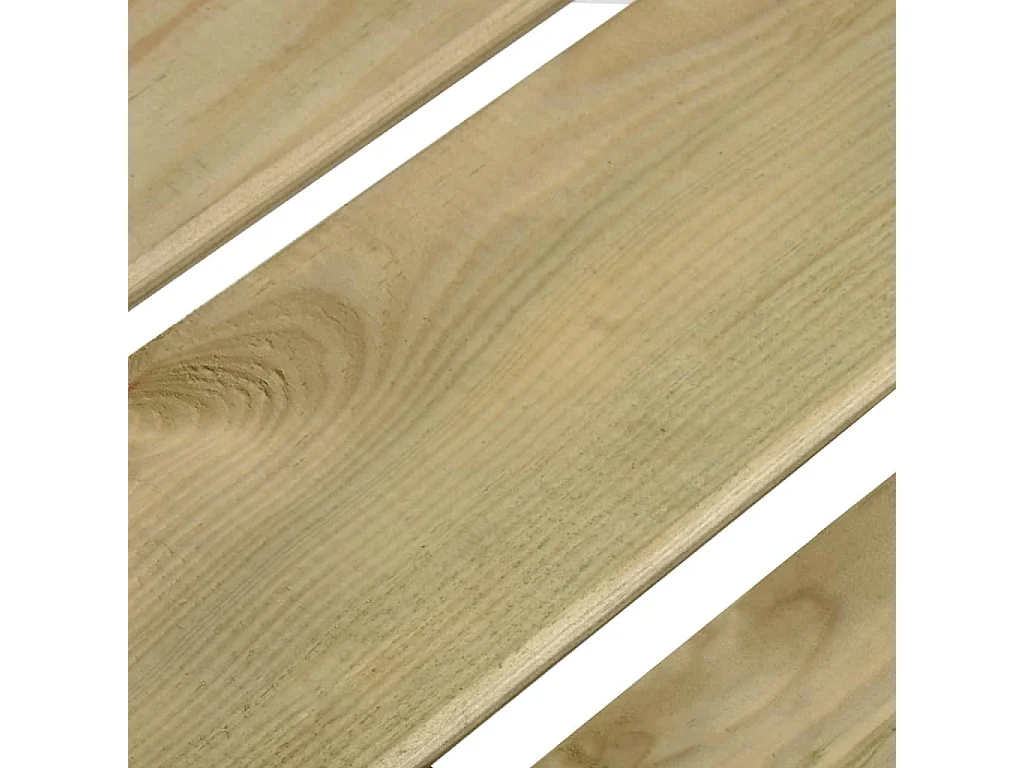 Banc de jardin 121 cm Bois de pin imprégné REO35998