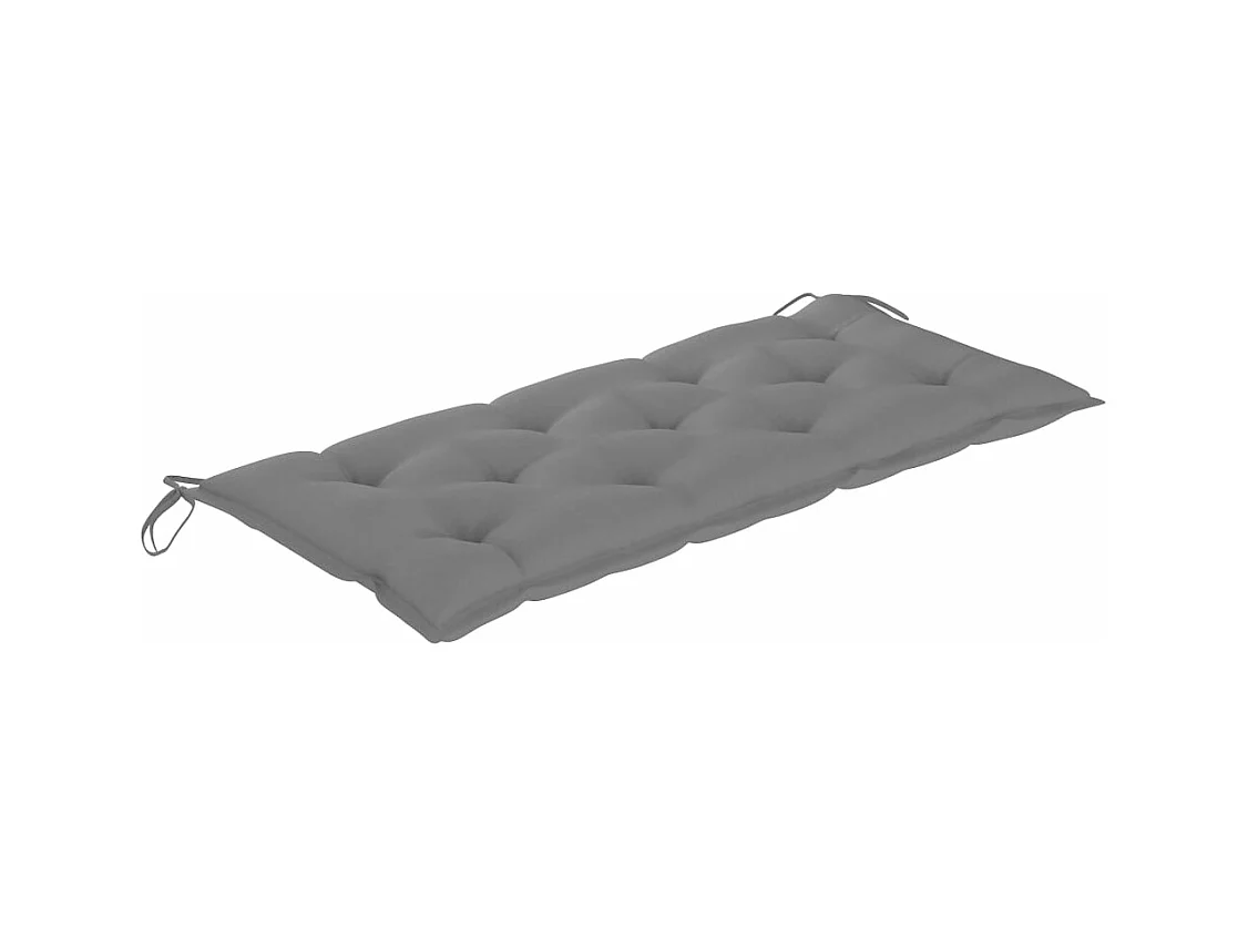 Tuinbank inklapbaar met kussen 118 cm bamboe NL236039