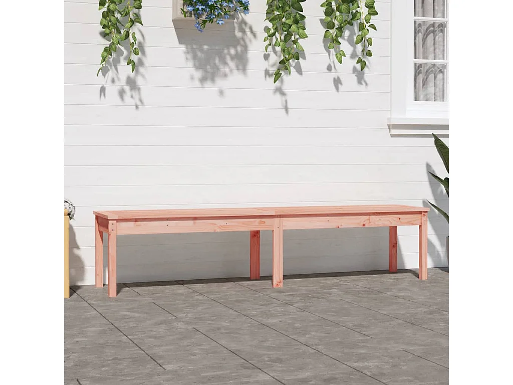 Banc de jardin à 2 places 203,5x44x45 cm bois massif de douglas REO19121
