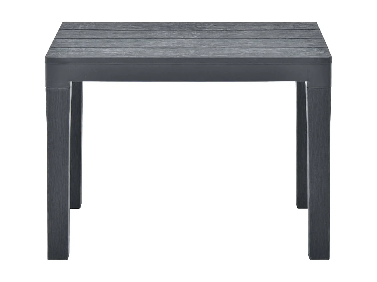 Bancs de jardin 2 pcs Anthracite Plastique REO57080