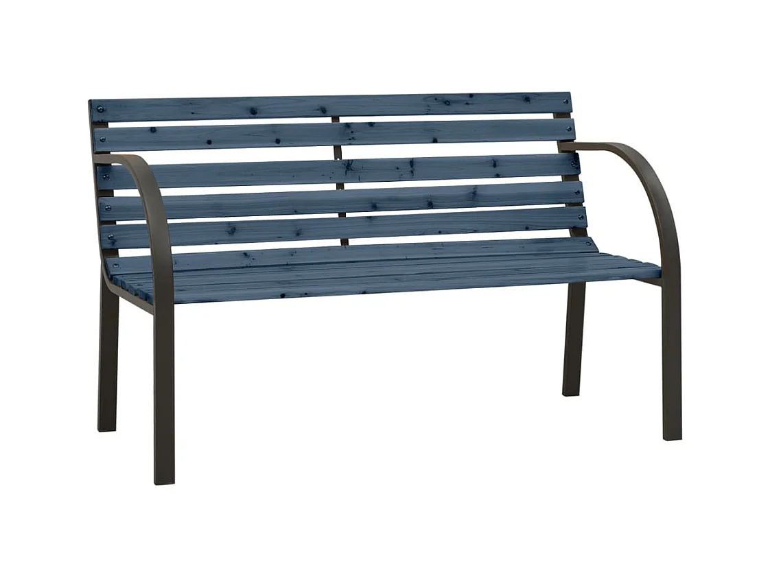 Banc de jardin pour enfants 81 cm Bois de pin chinois Gris REO30191