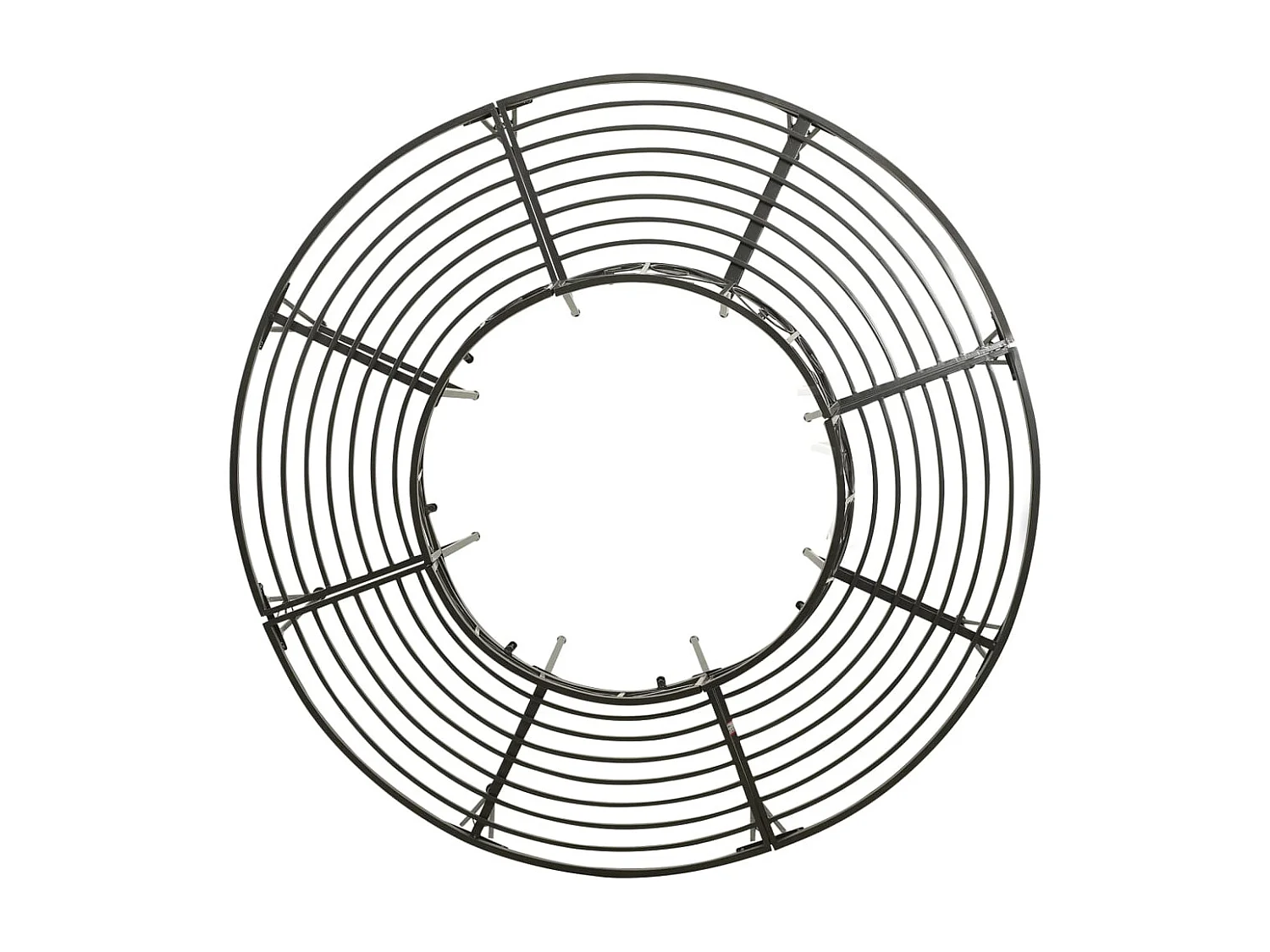 Banc circulaire de jardin 160 cm Acier REO72794