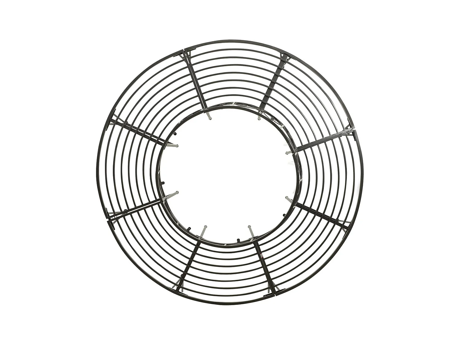 Banc circulaire de jardin 160 cm Acier REO72794