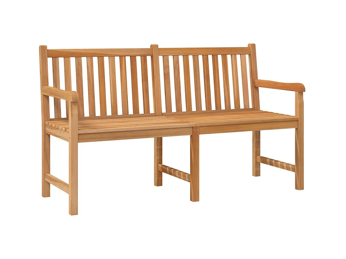 Banc de jardin 150 cm Bois de teck solide REO96948