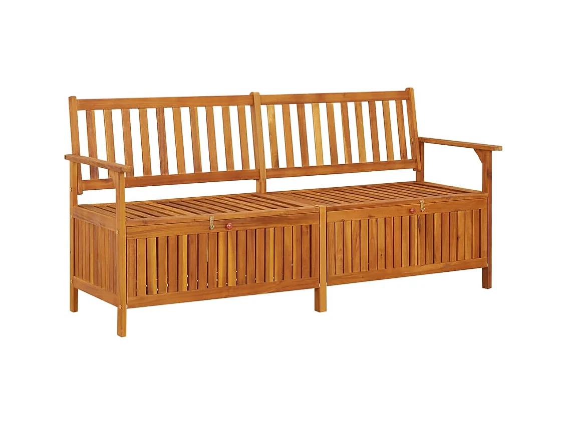 Banc de rangement 170 cm Bois d'acacia solide REO59370