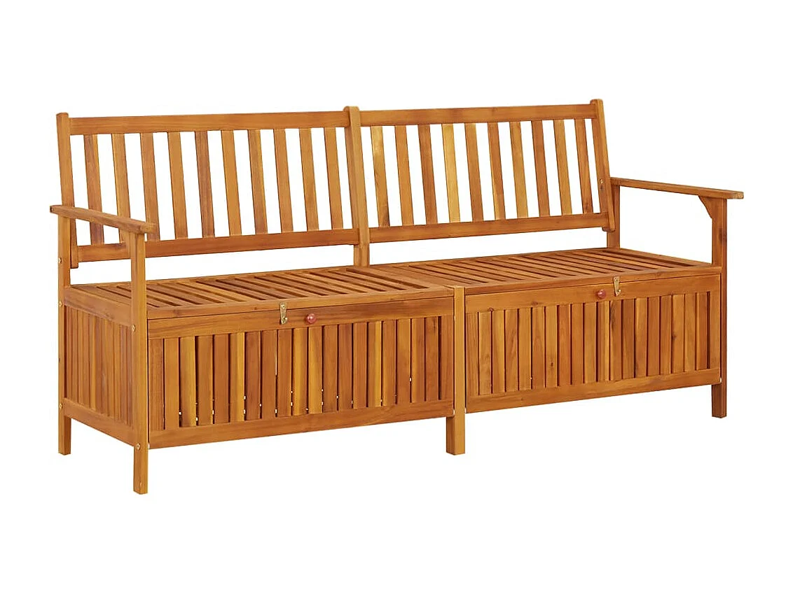 Banc de rangement 170 cm Bois d'acacia solide REO59370