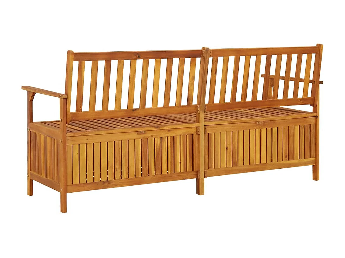 Banc de rangement 170 cm Bois d'acacia solide REO59370