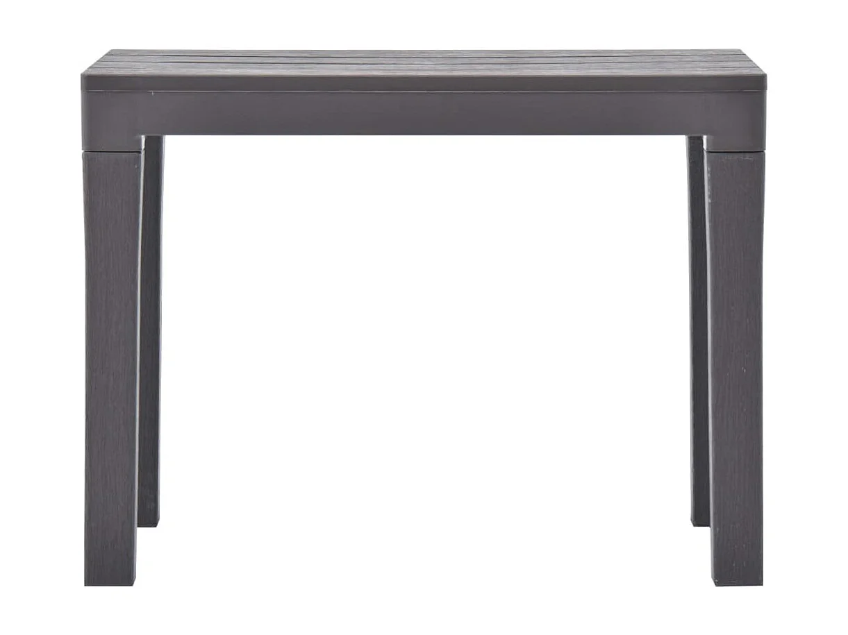 Bancs de jardin 2 pcs Moka Plastique REO21245