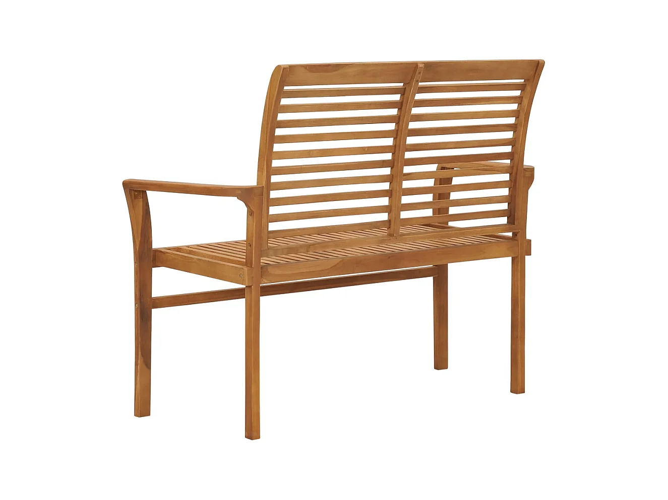 Banc de jardin 112 cm Bois de teck solide REO77695