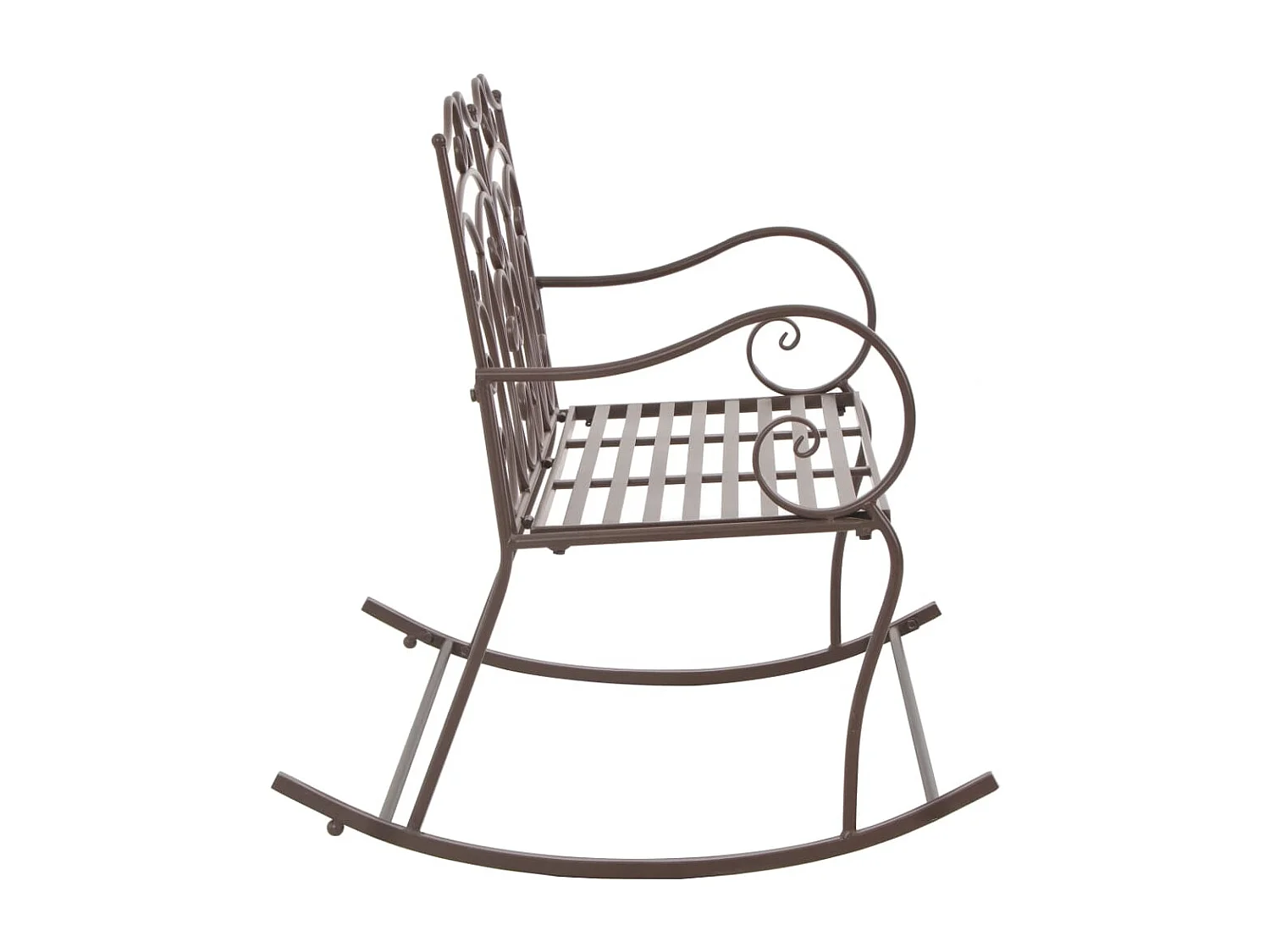 Banc de jardin 104 cm Fer Marron antique REO97145