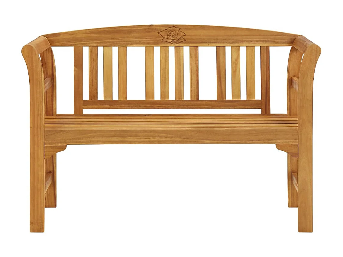 Banc de jardin 114 cm Bois d'acacia solide REO25949