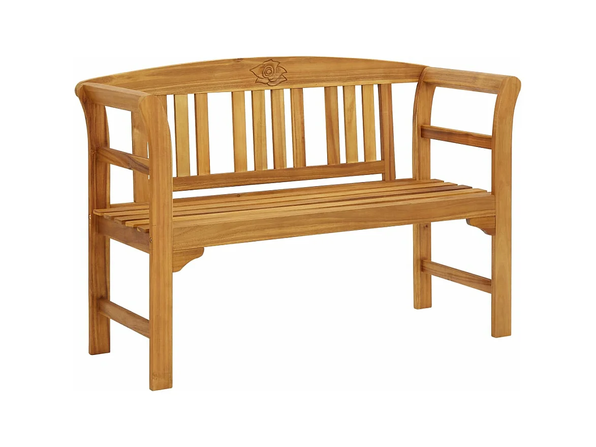 Banc de jardin 114 cm Bois d'acacia solide REO25949
