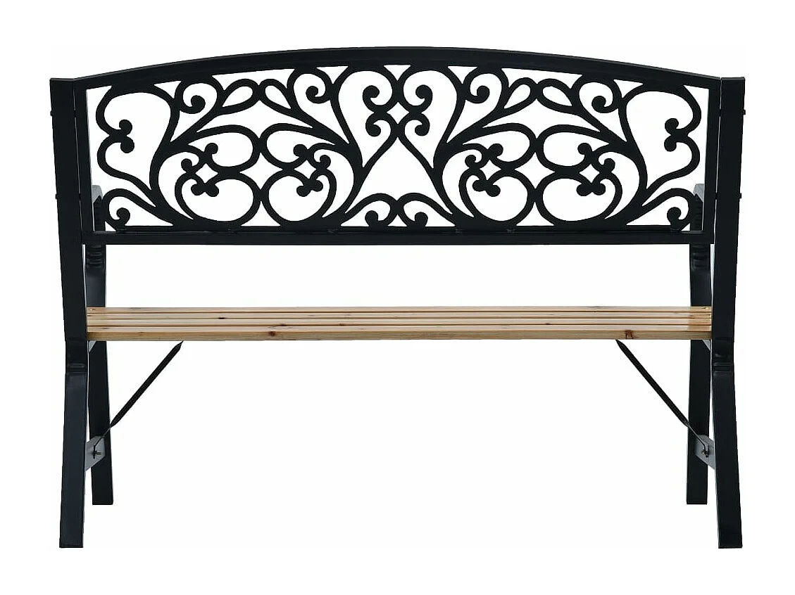 Banco de jardín de madera 120 cm ES78795