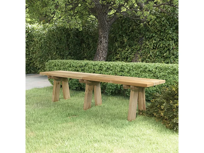 Banco de jardim 160 cm madeira de pinho maciça impregnada PT732286