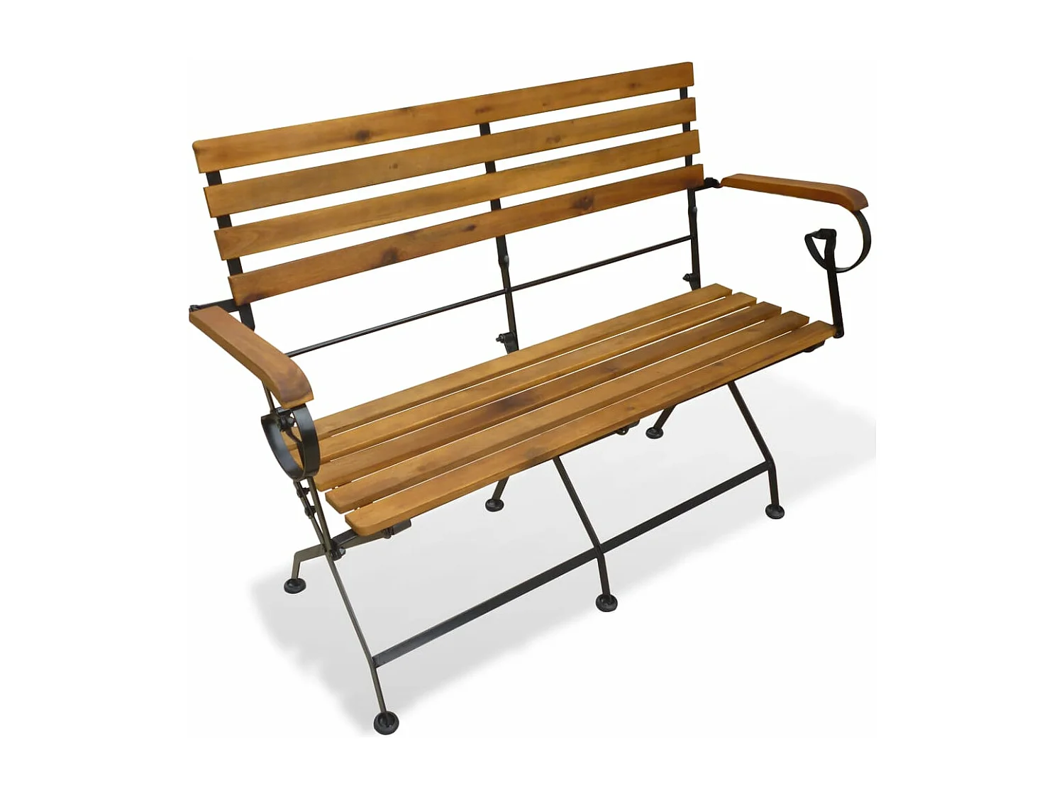 Tuinbank inklapbaar 112 cm massief acaciahout NL119609