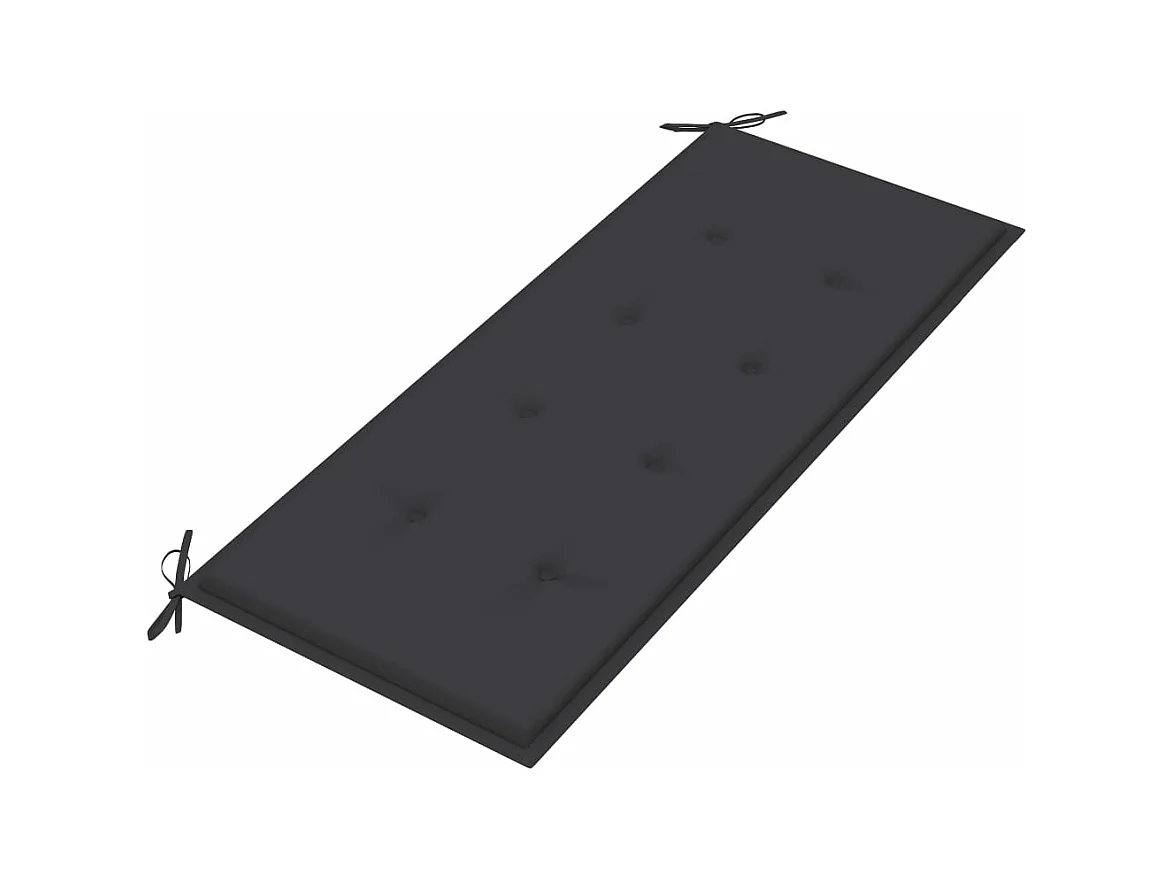 Tuinbank inklapbaar met kussen 118 cm bamboe NL507896