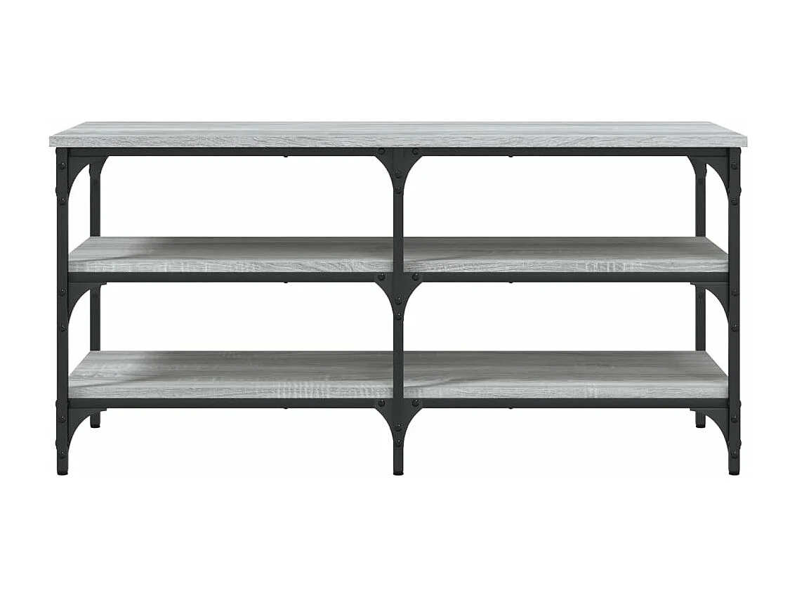 Banc à chaussures sonoma gris 100x38,5x49 cm bois d'ingénierie REO41550