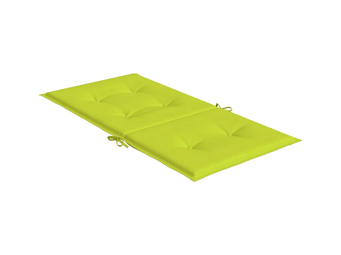 Tuinstoelkussens 4 st 100x50x3 cm oxford stof heldergroen NL231004