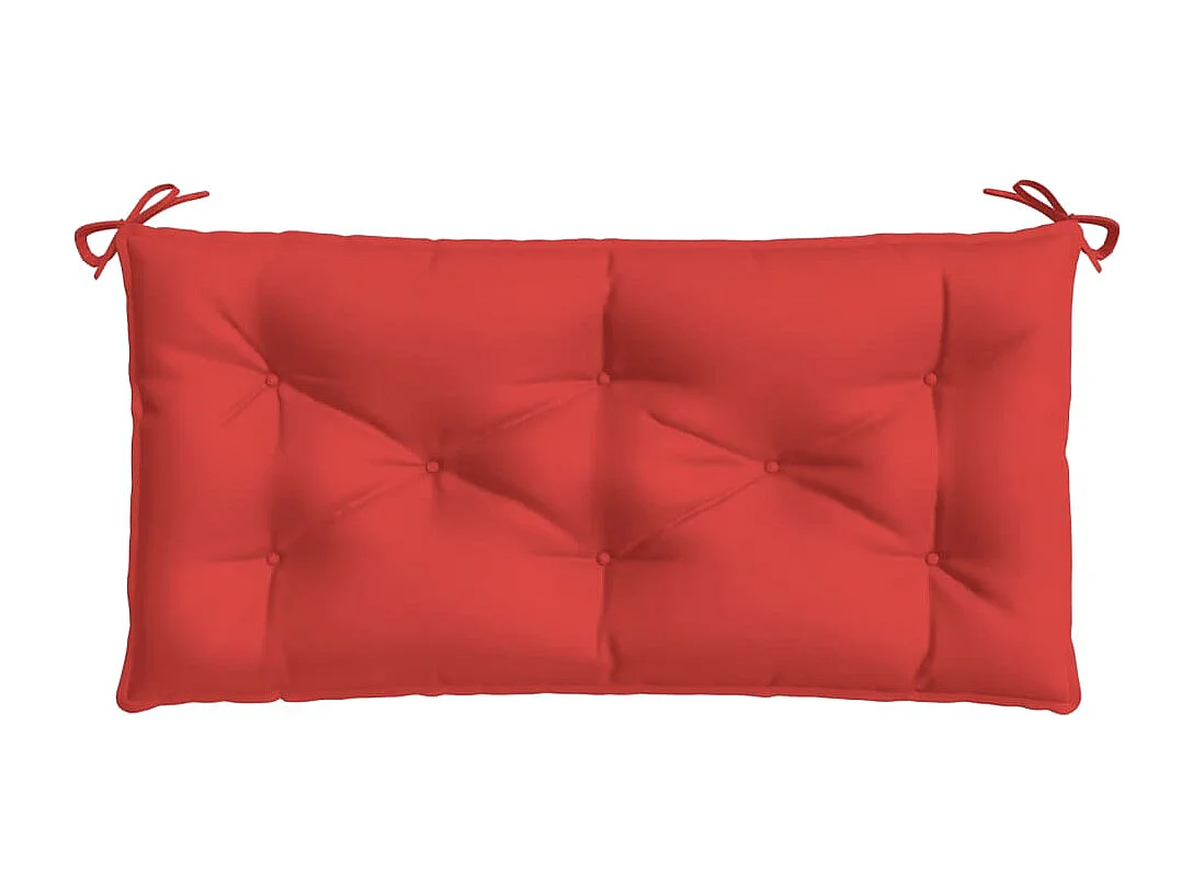 Tuinbankkussens 2 st 100x50x7 cm oxford stof rood NL770716