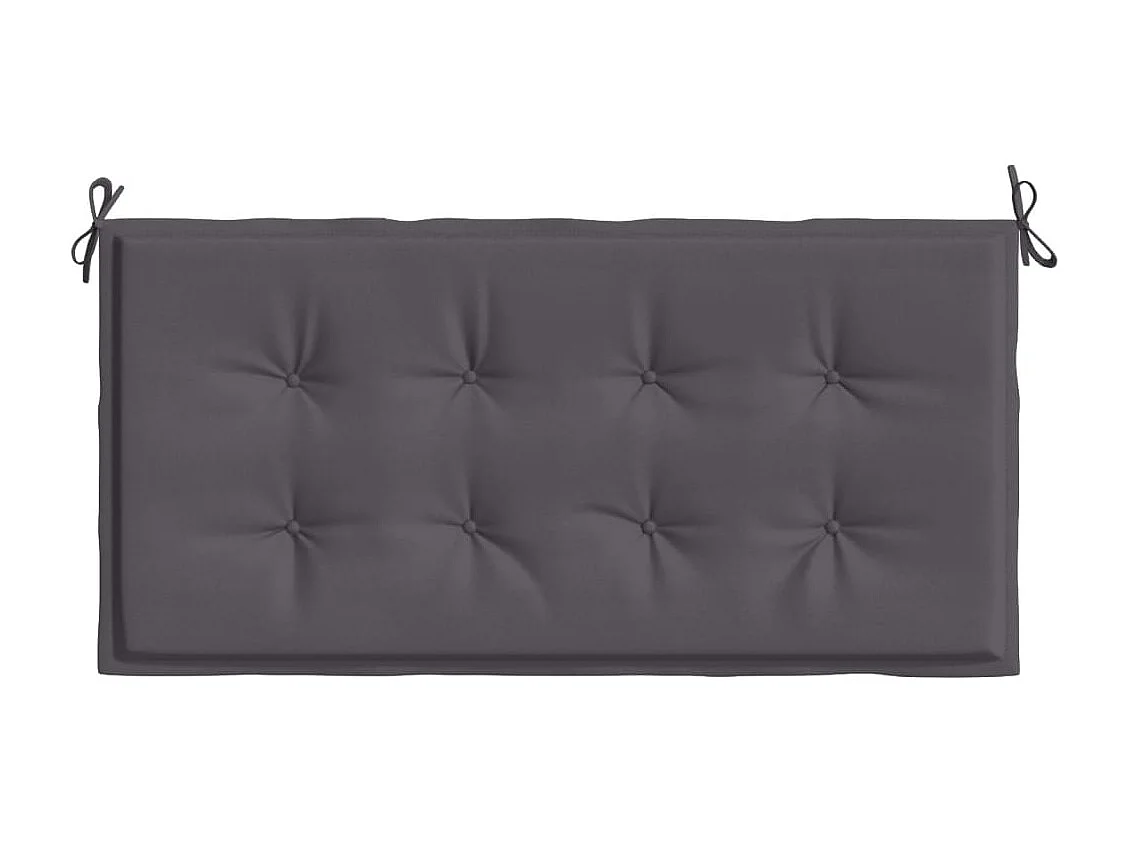 Coussin de banc de jardin anthracite 120x50x3 cm tissu oxford OFR33264