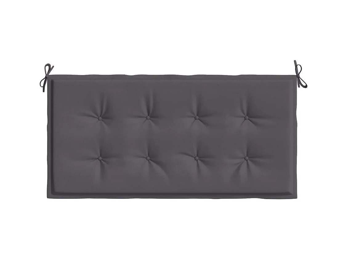 Coussin de banc de jardin anthracite 120x50x3 cm tissu oxford OFR33264