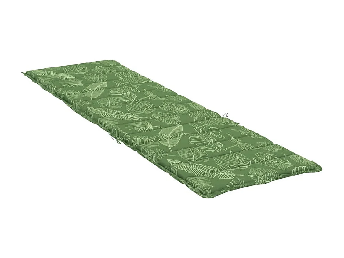 Almofadão p/ espreguiçadeira tecido oxford padrão folhas PT603374